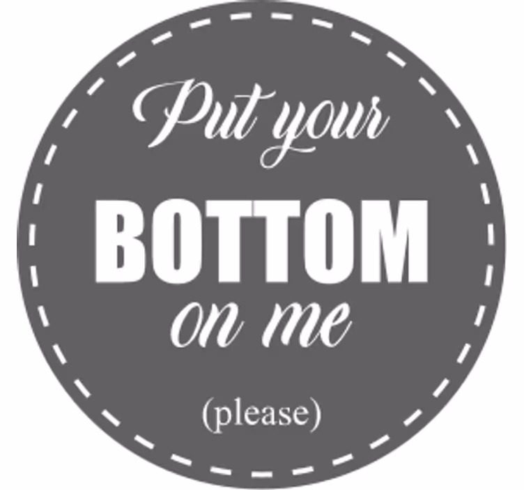Playful drinking message podstavek za kozarce - TenStickers