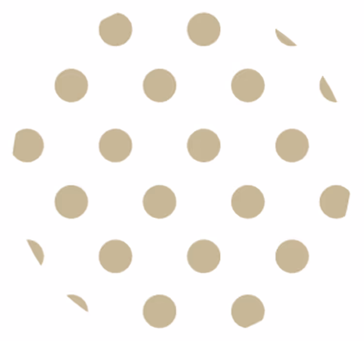 Polka dot pattern podstavki s teksturnim učinkom - TenStickers
