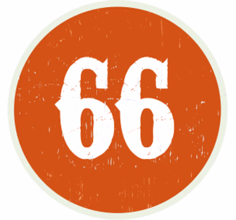 Circular number label personalizirani podstavki za kozarce - TenStickers