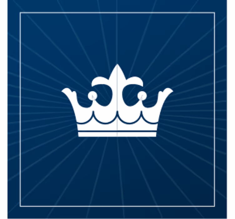 Crown emblem design podstavek za kozarce pivo - TenStickers