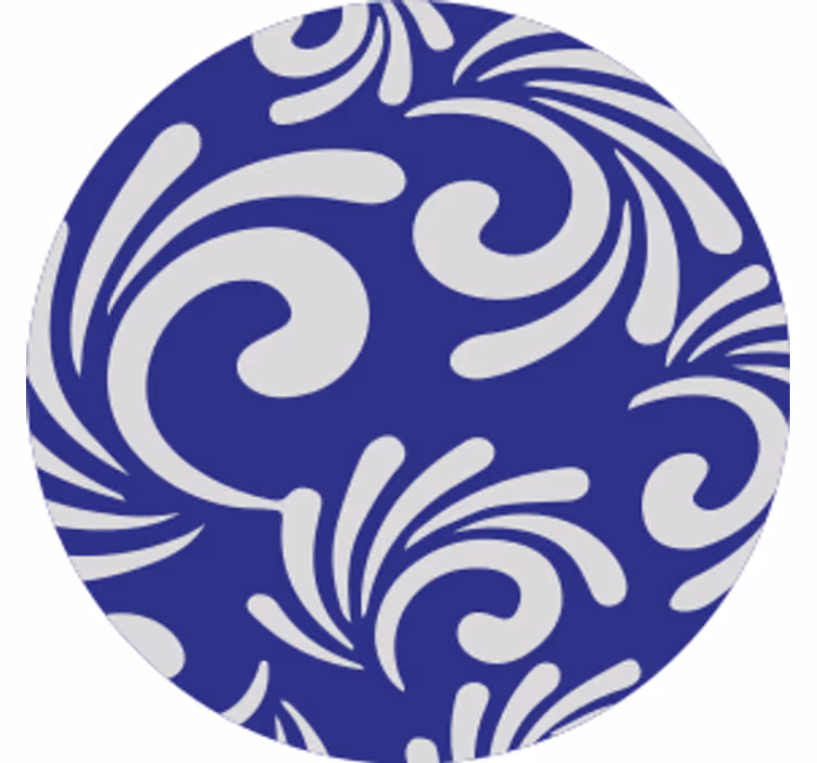 Swirling pattern motif podstavki s teksturnim učinkom - TenStickers