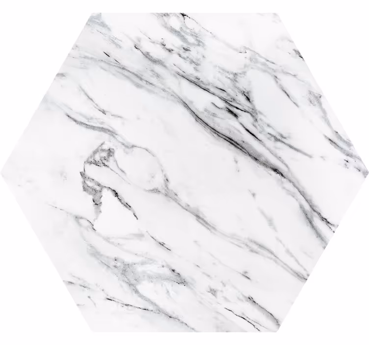 Hexagonal marble pattern podstavki s teksturo - TenStickers