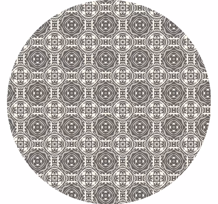Circular patterned surface podstavki s teksturnim učinkom - TenStickers