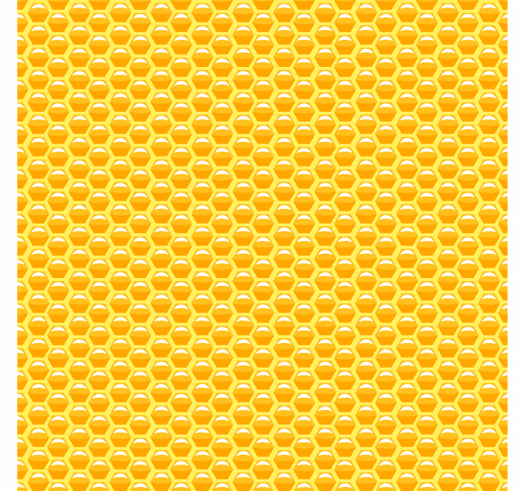 Honeycomb pattern surface podstavek za kozarce - TenStickers