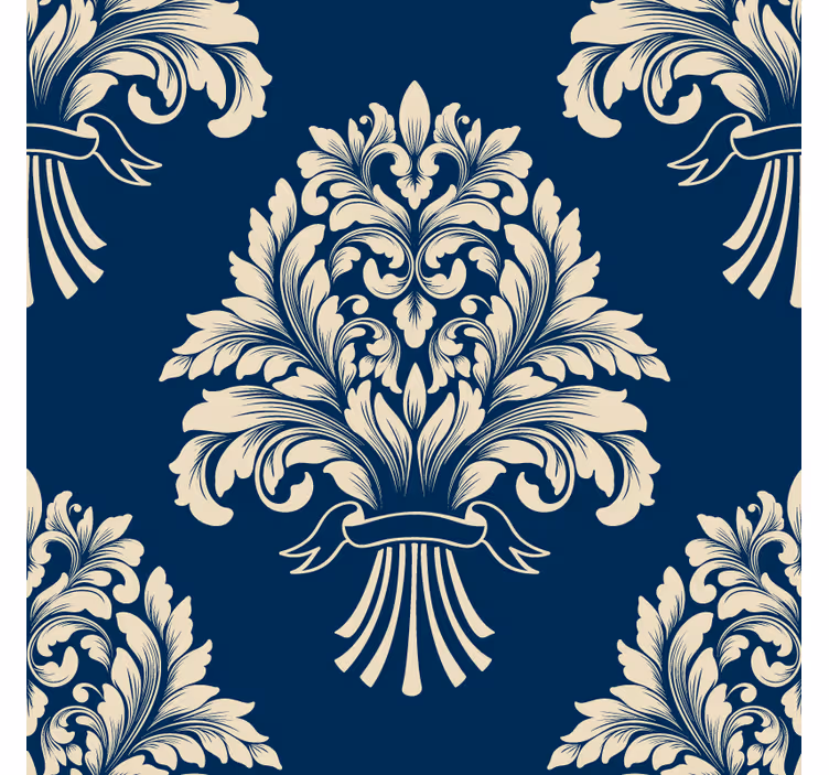 Intricate leaf motif podstavki za kozarce vintage - TenStickers