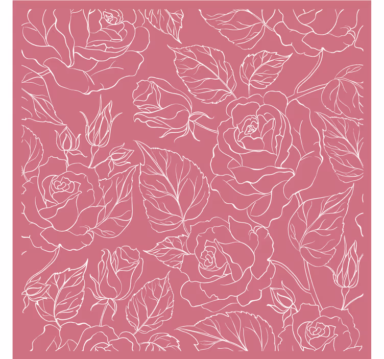 Stylized floral patterns podstavki z teksturo - TenStickers