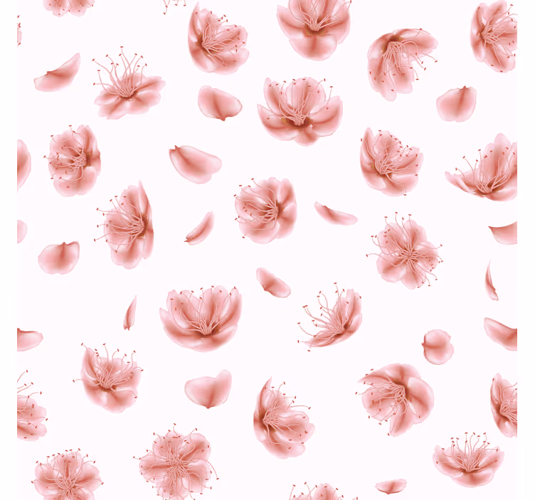 Floral blossom pattern sodobni podstavki za kozarce - TenStickers