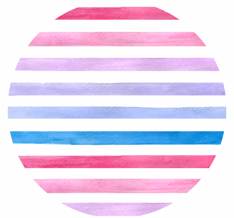 Watercolor stripe pattern podstavki s teksturo - TenStickers