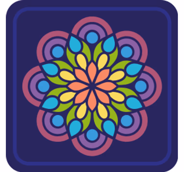 Mavrični podloga za mavrični lotos - TenStickers