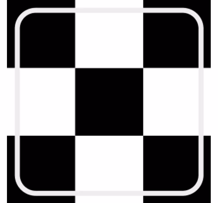 Checkerboard pattern square podstavki s teksturo - TenStickers