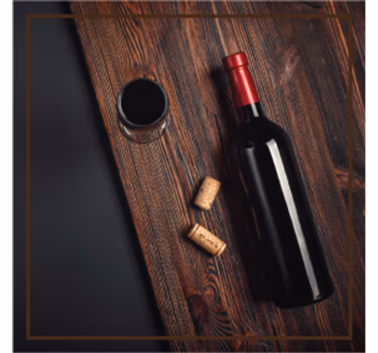 Wine bottle corks beverage podstavek za kozarce - TenStickers