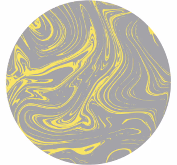 Swirling yellow patterns podstavki s teksturnim učinkom - TenStickers