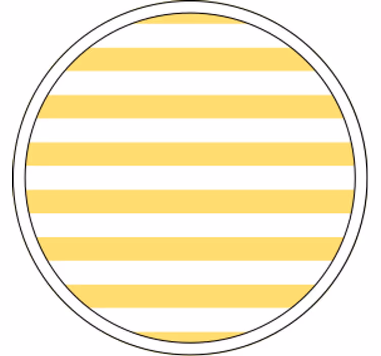 Striped yellow pattern podstavki s teksturnim učinkom - TenStickers