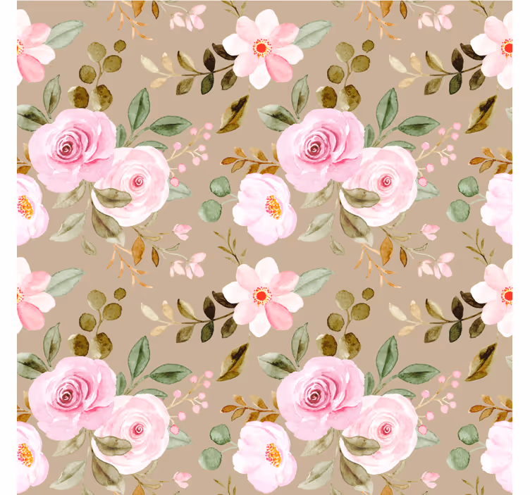 Botanical print motif podstavki s teksturnim učinkom - TenStickers