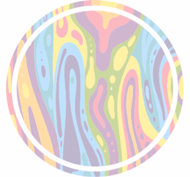 Wavy pastel pattern podstavki s teksturnim učinkom - TenStickers