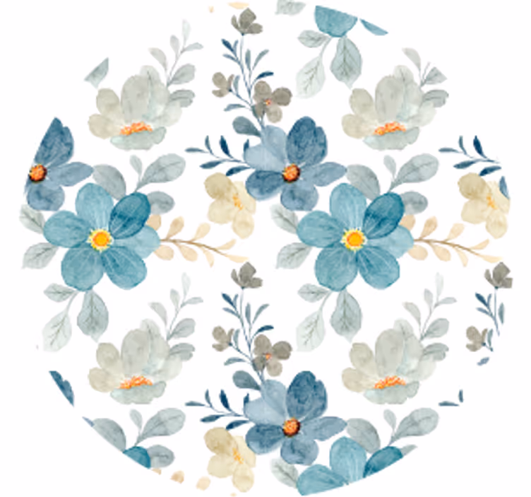 Botanical textured finish podstavki za kozarce moderni - TenStickers