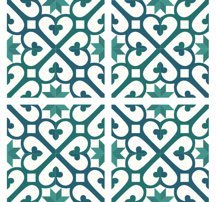 Intricate geometric pattern podstavki s teksturo - TenStickers