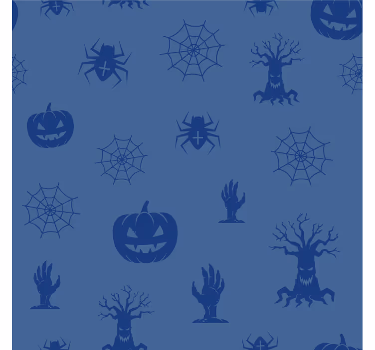 Spooky shadows pattern podstavek za kozarce halloween - TenStickers