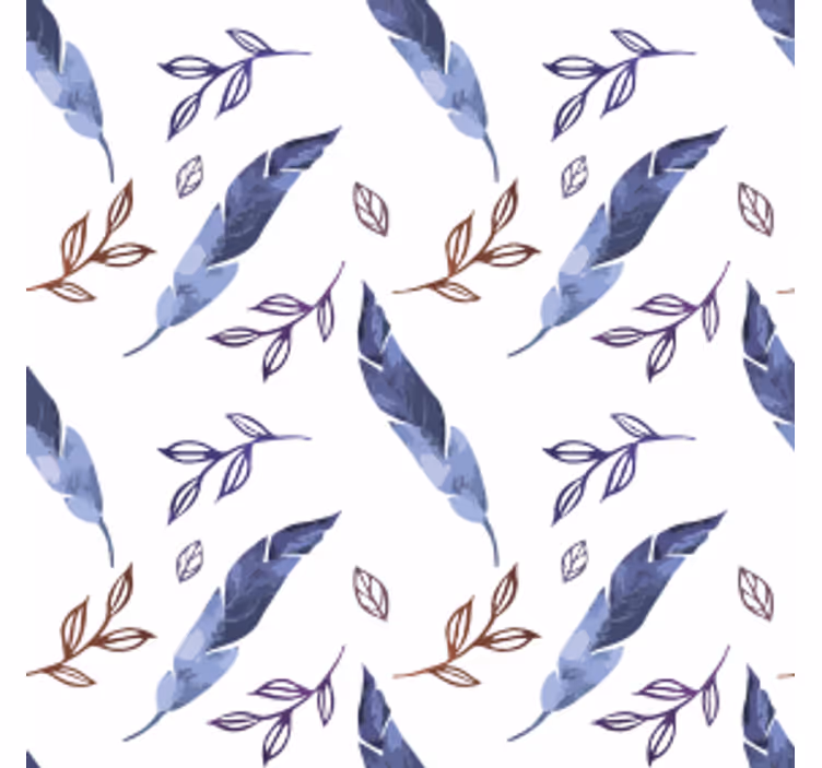 Foliage watercolor patterns podstavki s teksturnim učinkom - TenStickers