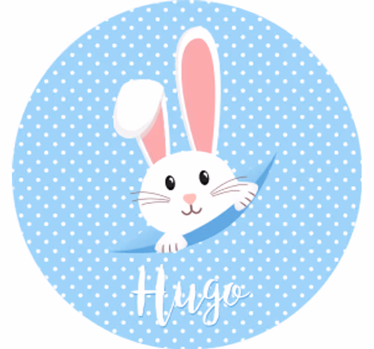 Cute bunny design podstavki za poročna - TenStickers