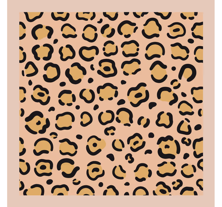 Leopard print motif podstavki s teksturnim učinkom - TenStickers