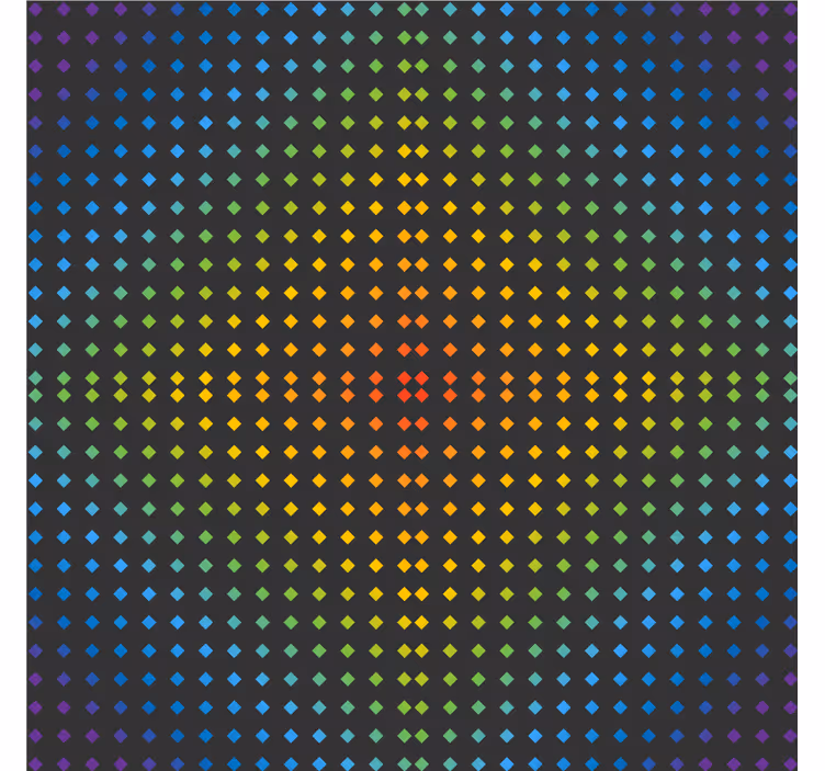 Colorful dotted pattern podstavki s teksturnim učinkom - TenStickers