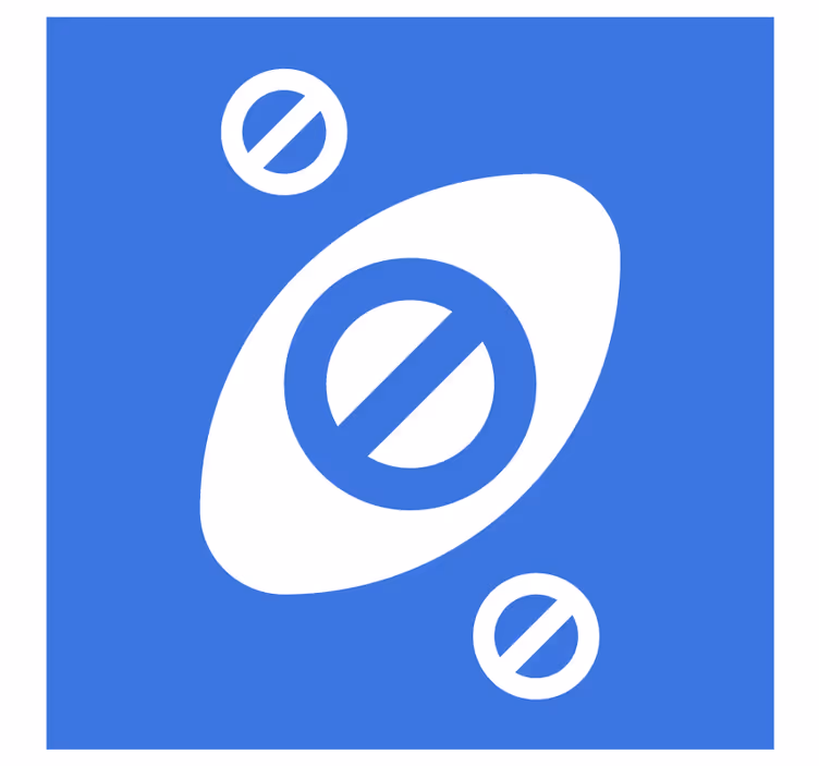 Abstract blue shapes podstavek za kozarce piva - TenStickers