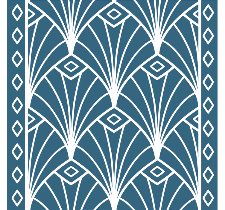 Geometric patterned motif podstavki s teksturo - TenStickers