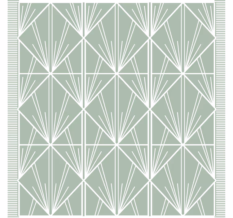 Geometric leaf pattern podstavki s teksturnim učinkom - TenStickers