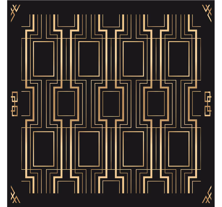 Geometric patterned inspiration podstavki z teksturo - TenStickers