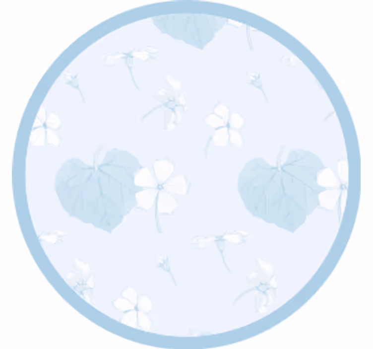 Floral print surface s podstavki z teksturo - TenStickers