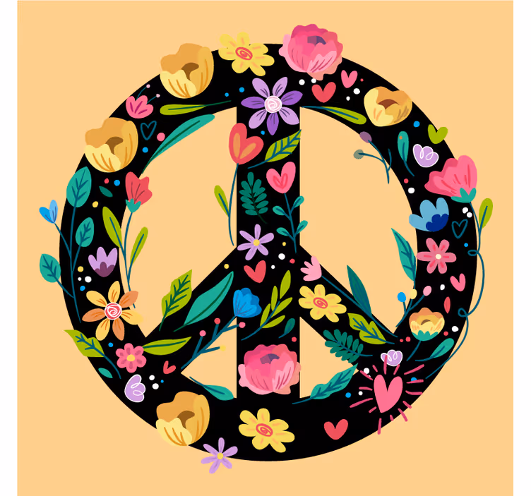 Botanical serenity symbol podstavek za kozarce - TenStickers
