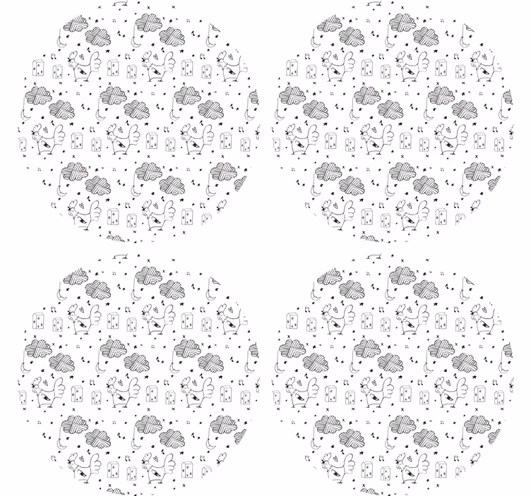 Charming farmhouse motif personalizirani podstavki - TenStickers