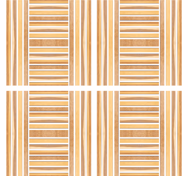 Textured striped pattern podstavek za kozarce pivo - TenStickers