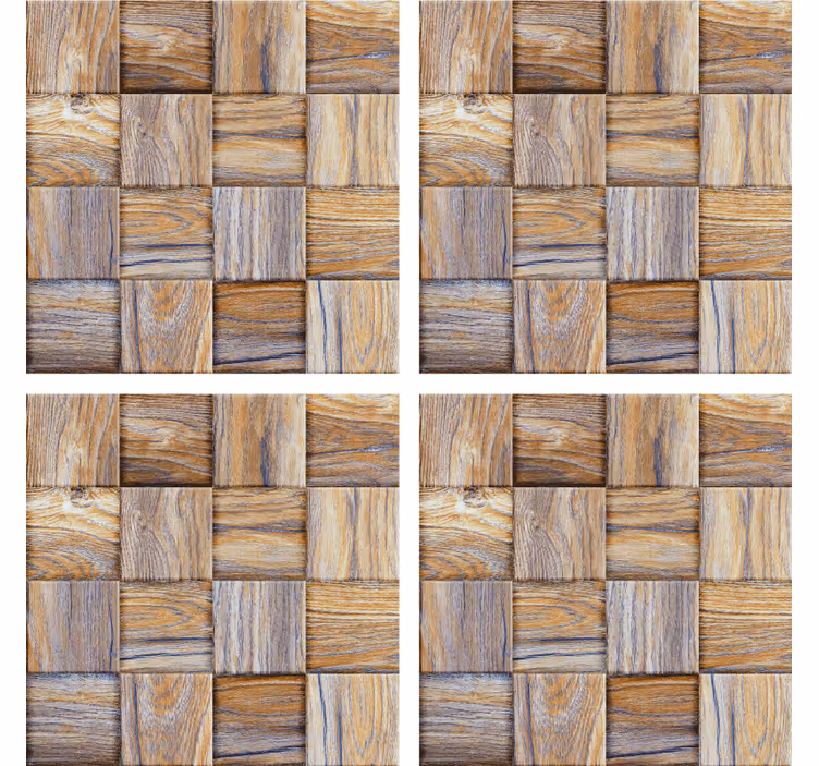 Woven wood pattern podstavki s teksturnim učinkom - TenStickers
