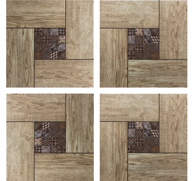 Wooden texture motif podstavek za kozarce - TenStickers