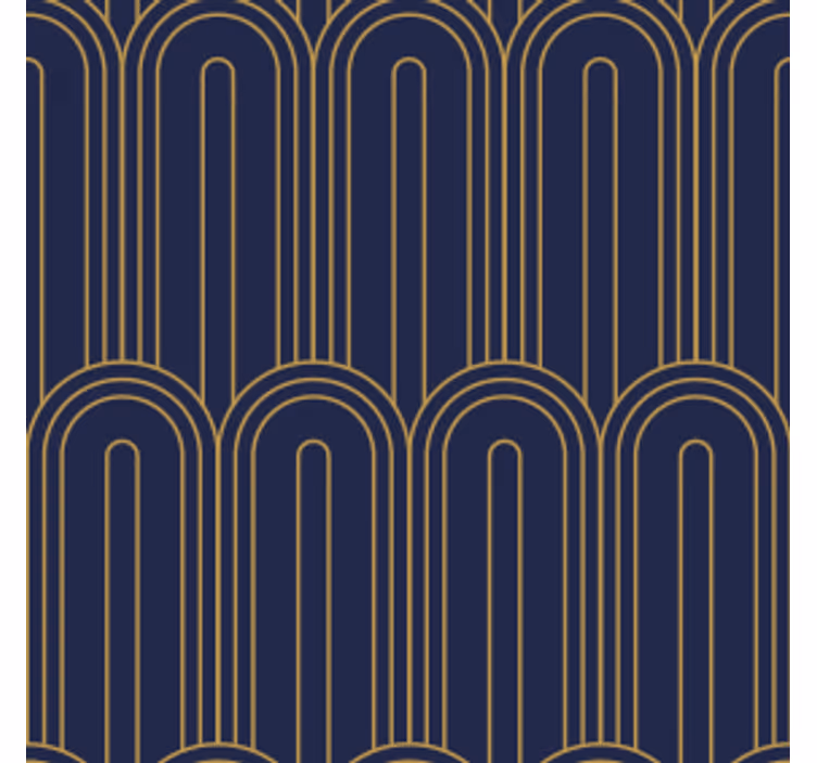 Curved lines pattern podstavki s teksturnim učinkom - TenStickers