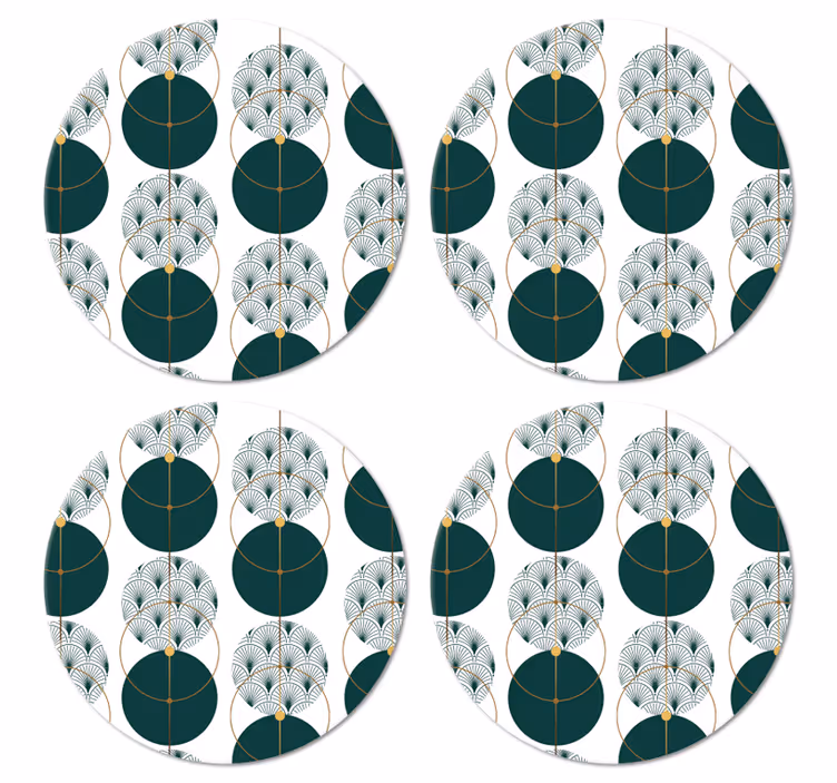 Glamur stil geo art moderna podstavka - TenStickers