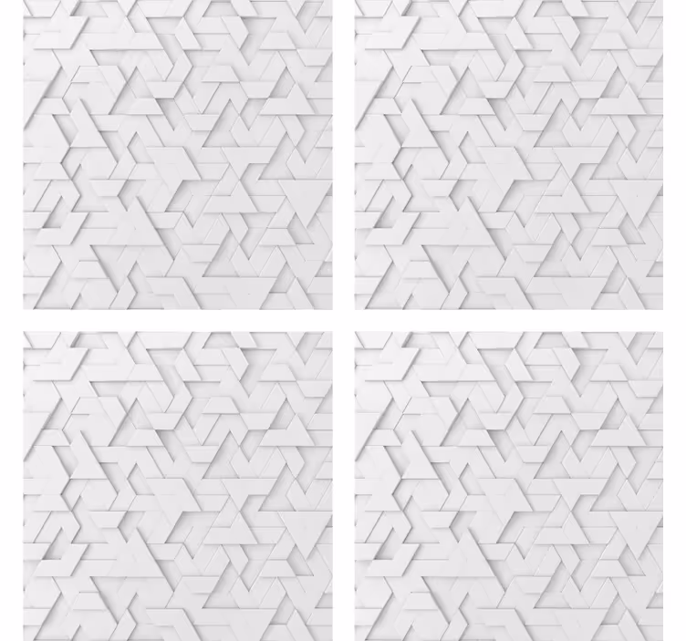 Geometric textured pattern podstavki s teksturnim učinkom - TenStickers