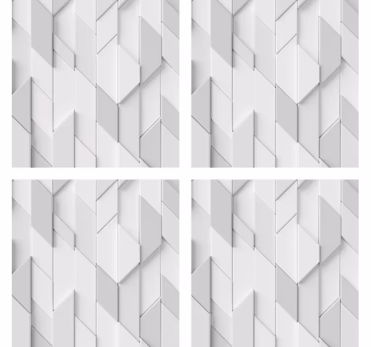 Geometric relief pattern podstavki s teksturnim učinkom - TenStickers