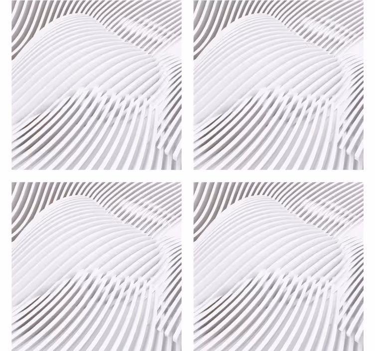 Wavy layered surface podstavki s teksturnim učinkom - TenStickers