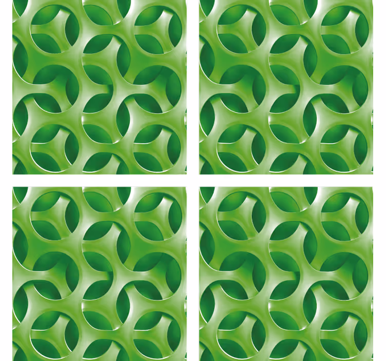 Layered circular pattern podstavki s teksturnim učinkom - TenStickers