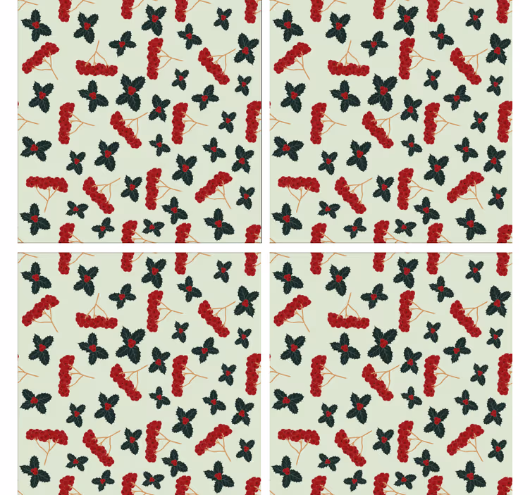 Floral inspired background podstavki s teksturnim učinkom - TenStickers