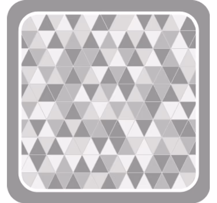 Geometric triangle pattern podstavki s teksturnim učinkom - TenStickers