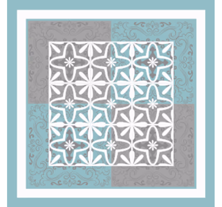 Detailed botanical emblem podstavek za kozarce - TenStickers