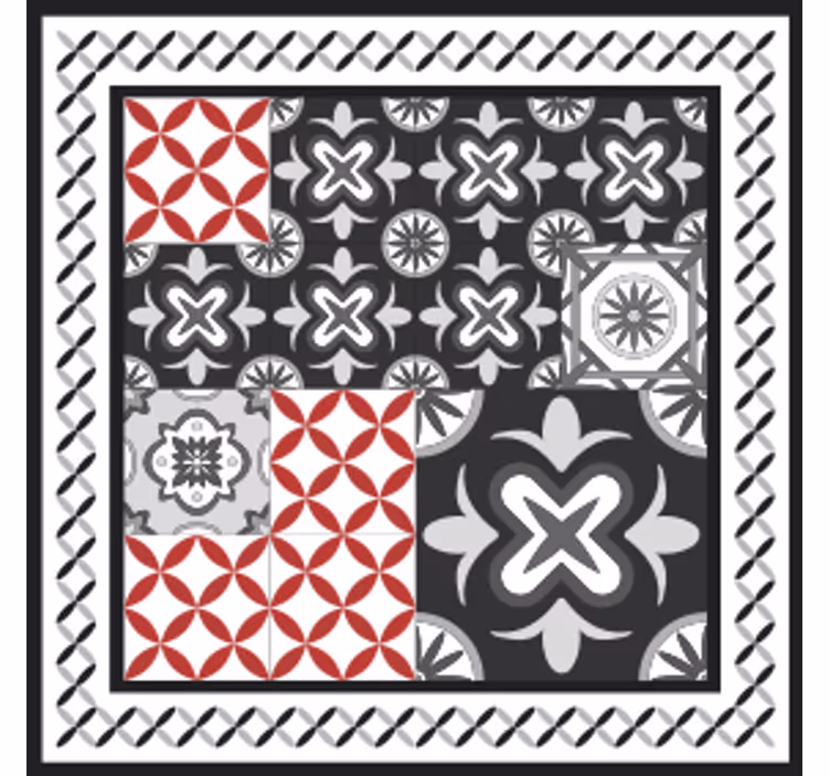 Geometric patterns collage podstavki s teksturnim učinkom - TenStickers
