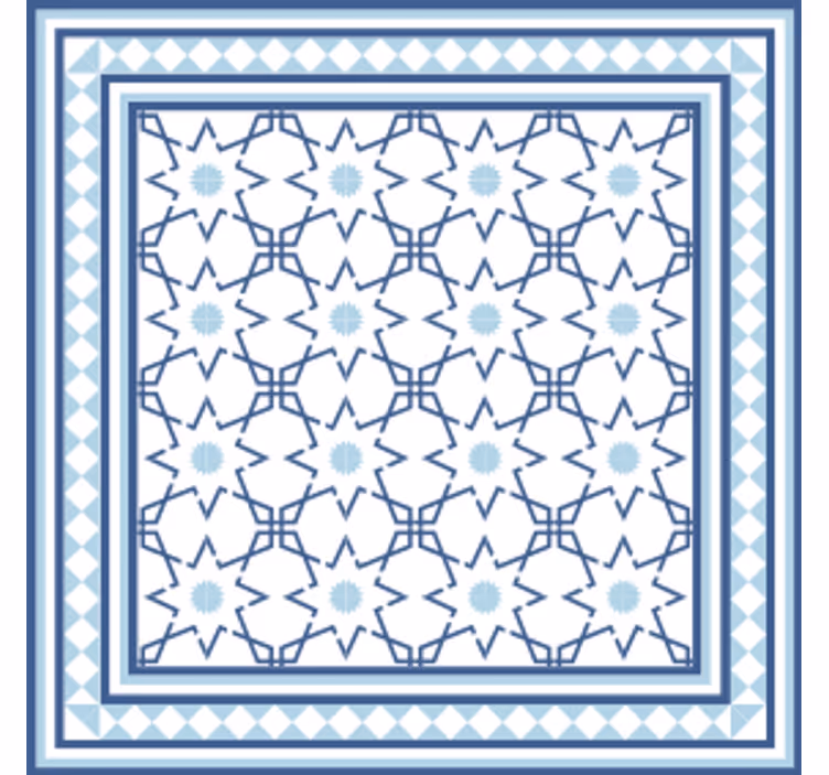 Geometric shape motif podstavki s teksturnim učinkom - TenStickers