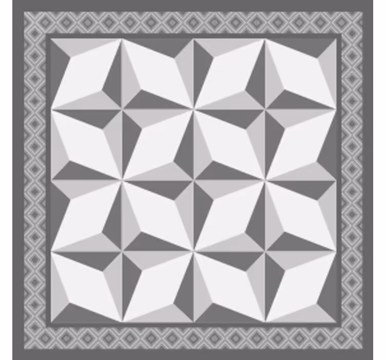 Geometric layered patterns za podstavke s teksturnim učinkom - TenStickers