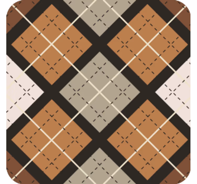 Geometric pattern squares podstavki s teksturnim učinkom - TenStickers