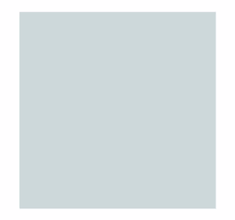 Light blue square piece podstavek za kozarce - TenStickers